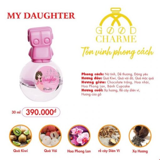 Nước Hoa Charme My Daughter Bé Gái EDP