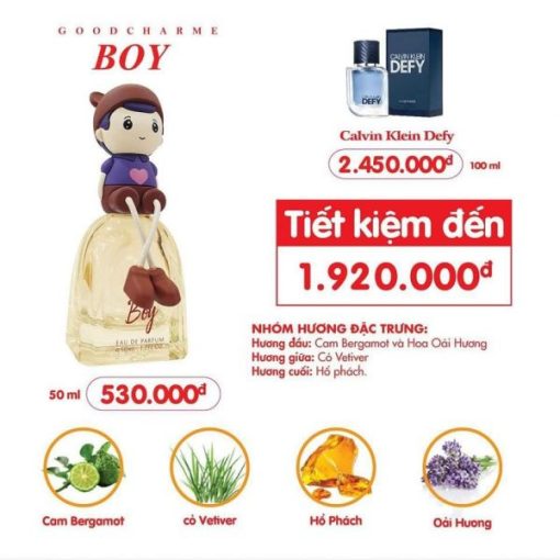 Nước Hoa Cho bé trai Charme Boy 50ml