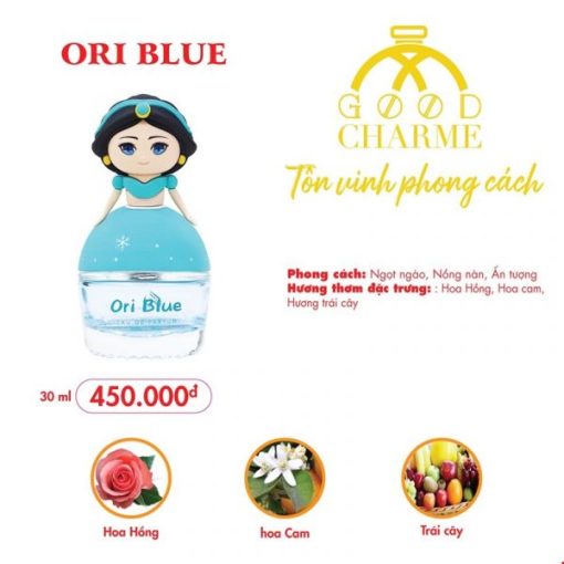 Nước Hoa Em Bé Charme Ori Blue EDP xanh dươngq