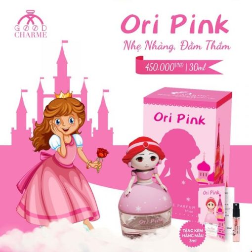 Nước Hoa Em Bé Charme Ori Pink màu hồng