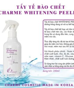 Tẩy Tế Bào Chết Charme Whitening Peeling tắm trắng 250ml