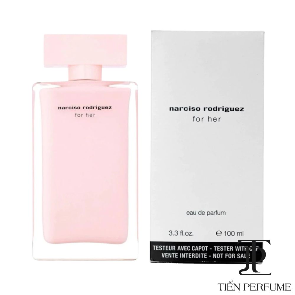 Narciso Rodriguez For Her EDP 100ml 25 Tester Narciso For Her EDP 100ml _ Narciso Hồng nhạt cao _ Tiến Perfume