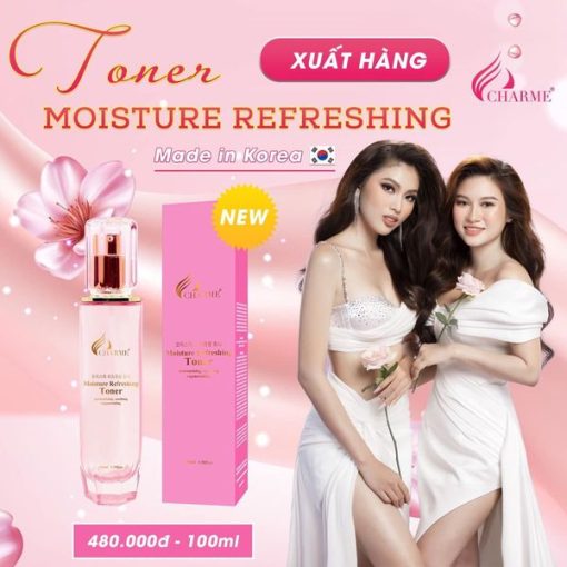 Toner Charme Hàn Quốc Moisture Refreshing phục hồi làn da nhạy cảm