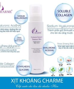 Xịt Khoáng Charme Hyaluaron Intensive Essence Mist dưỡng ẩm