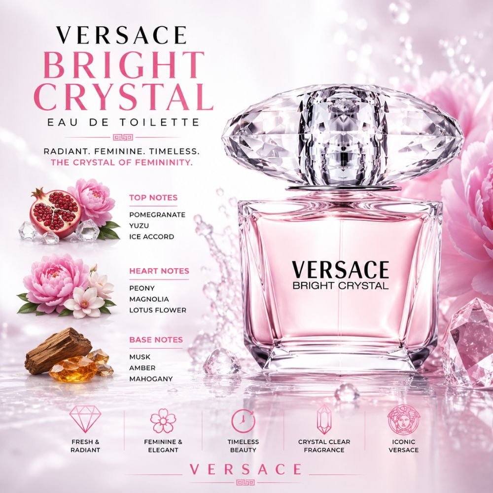 Versace Bright Crystal EDT 32 Authentic Perfume Versace Bright Crystal EDT _ Tiến Perfume