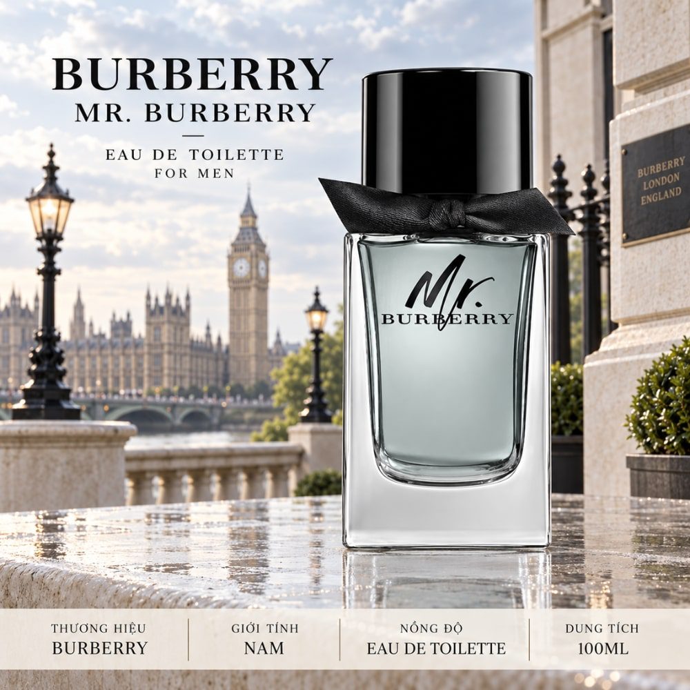 Burberry Mr Burberry EDT 23 Authentic Perfume Burberry Mr. Burberry EDT _ Tiến Perfume