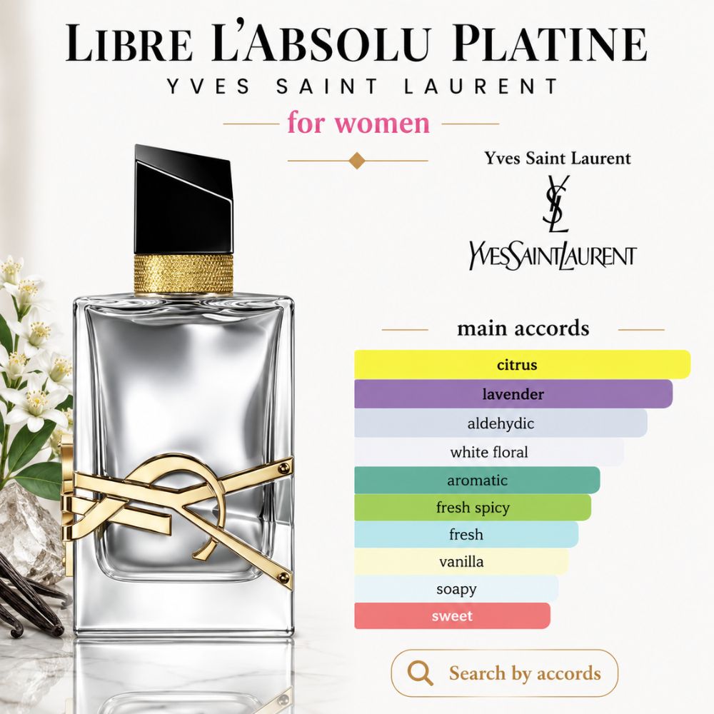 Yves Saint Laurent YSL Libre L’Absolu Platine EDP 24 Mùi hương Nước hoa Libre L'Absolu Platine Yves Saint Laurent _ Tiến Perfume