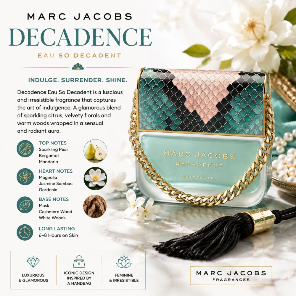 Marc Jacobs Decadence Eau So Decadent 100ml 25 Authentic Perfume Marc Jacobs Decadence Eau So Decadent _ Tiến Perfume