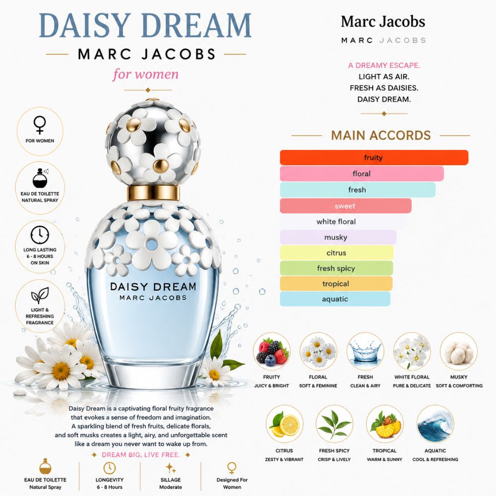 Marc Jacobs Daisy Dream EDT 30 Mùi hương Nước hoa Marc Jacobs Daisy Dream EDT _ Tiến Perfume