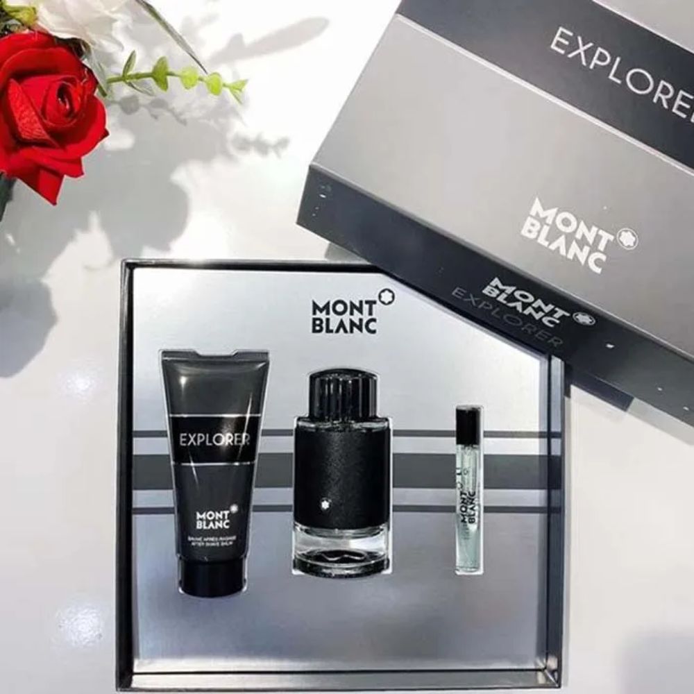 Giftset Montblanc Explorer EDP 100ml + Lotion + Mini 10ml 2 Set Montblanc Explorer EDP 100ml + Mini 10ml_ Tiến Perfume