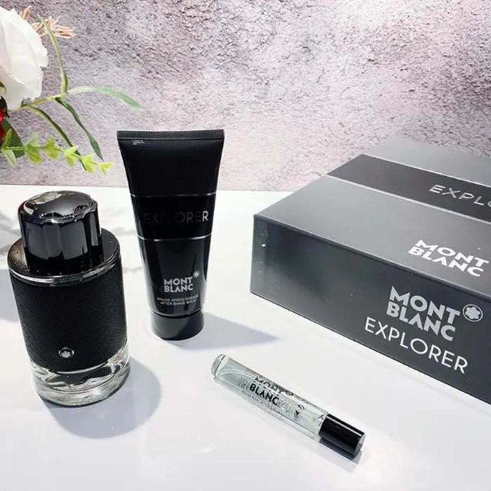 Giftset Montblanc Explorer EDP 100ml + Lotion + Mini 10ml 3 Set nước hoa Montblanc Explorer mini cho nam_ Tiến Perfume