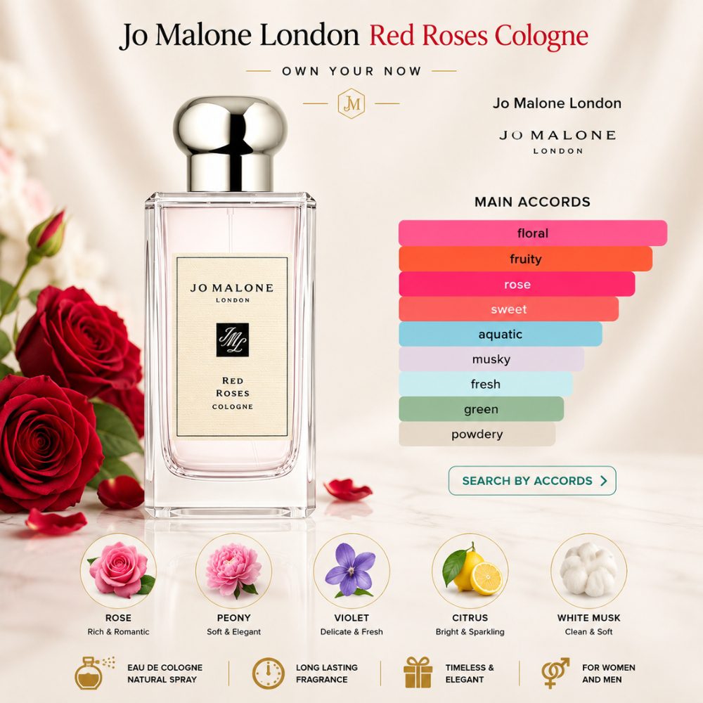 Jo Malone London Red Roses Cologne 27 Mùi hương Nước hoa Jo Malone London Red Roses Cologne _ Tiến Perfume