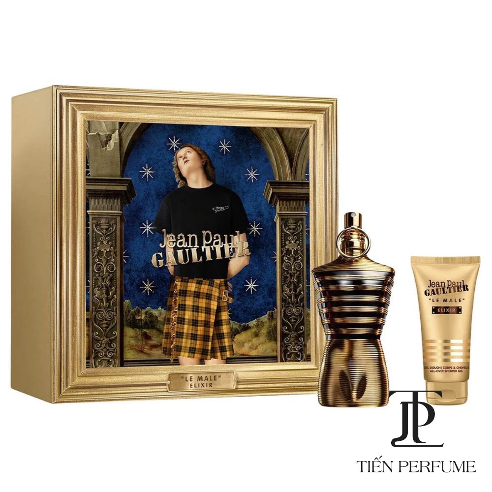 Jean Paul Gaultier Le Male Elixir Parfum 30 Giftset Jean Paul Gaultier Le Male Elixir Parfum 125ml + Sữa Tắm _ Tiến Perfume