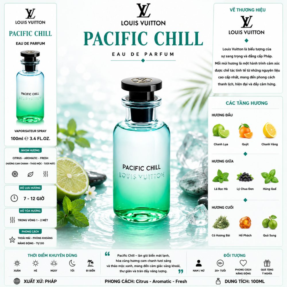 Thông tin Louis Vuitton Pacific Chill _ Tiến Perfume Thông tin Louis Vuitton Pacific Chill _ Tiến Perfume