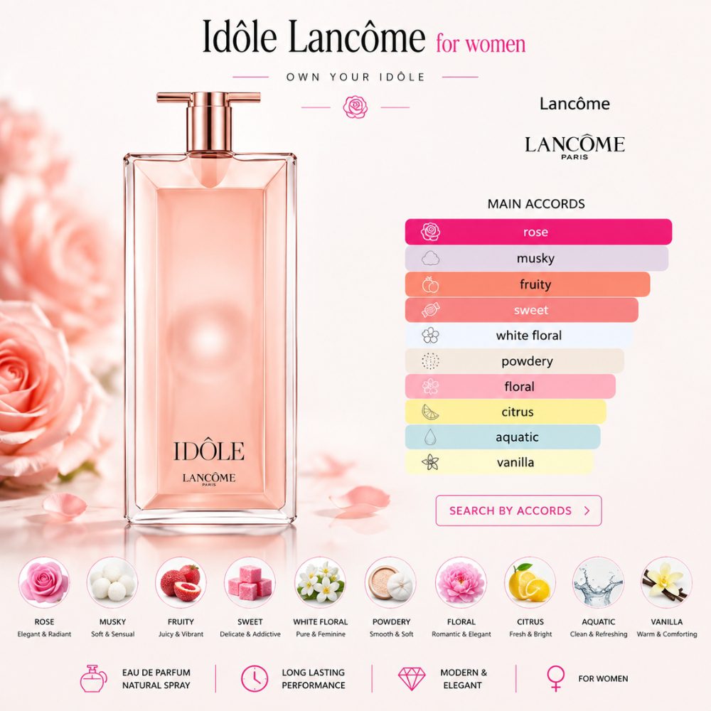 Lancome Idole EDP 27 Mùi hương Nước hoa Lancome Idôle EDP _ Tiến Perfume