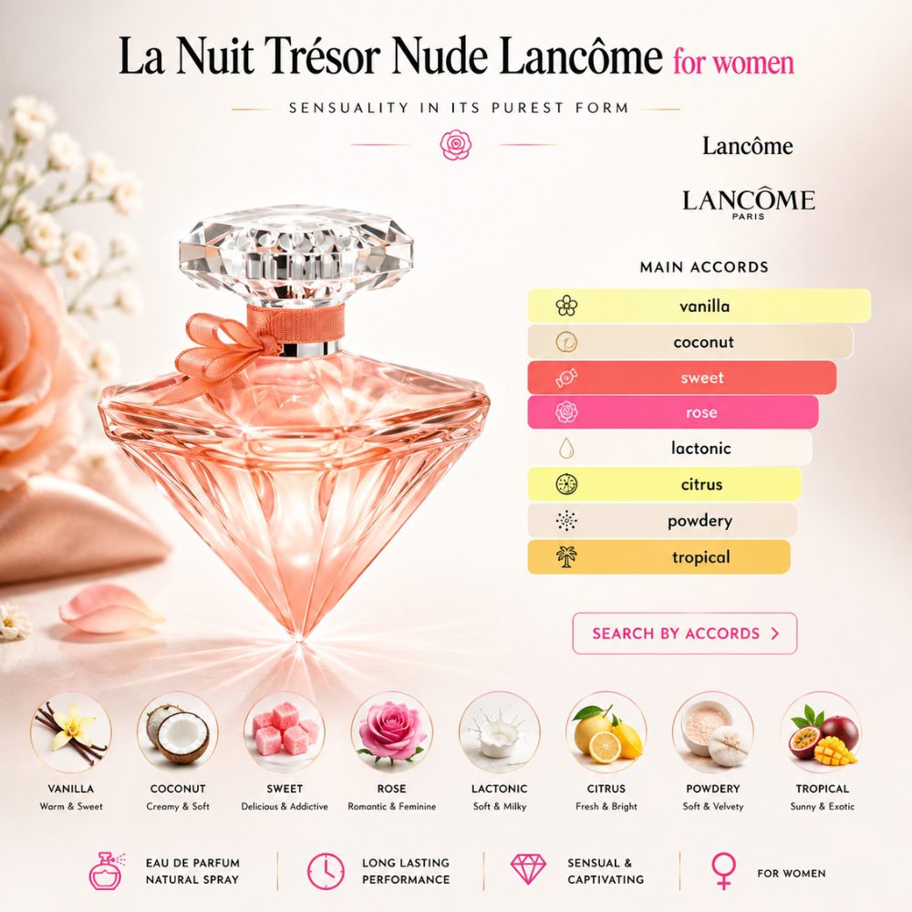 Lancome La Nuit Tresor Nude EDP 100ml 23 Mùi hương Nước hoa Lancome La Nuit Tresor Nude EDT _ Tiến Perfume