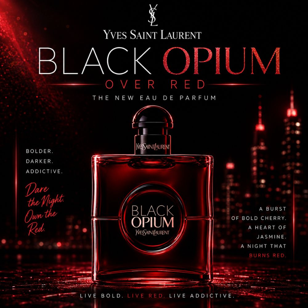 Yves Saint Laurent Black Opium Over Red EDP 23 Authentic Perfume Black Opium Over Red Yves Saint Laurent _ Tiến Perfume