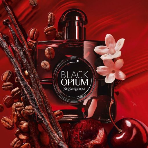 Poster YSL Black Opium Over Red mới nhất 2024