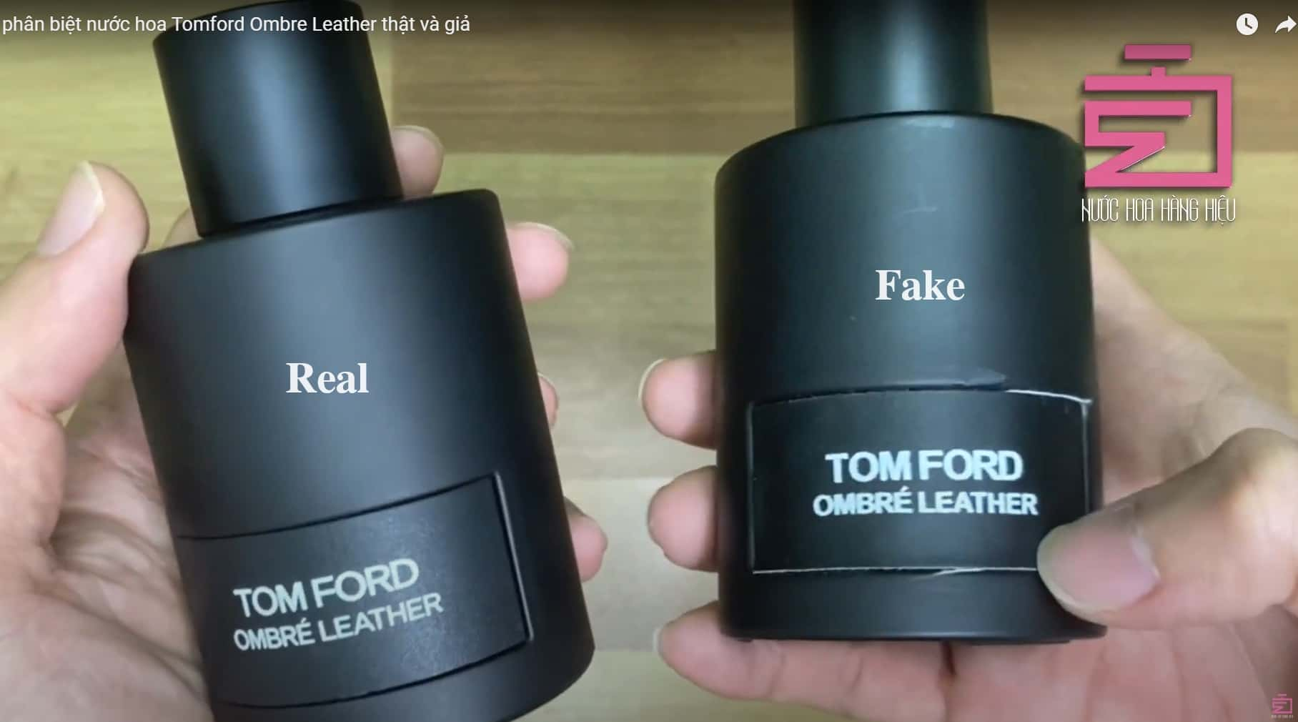 Chai Tom Ford Ombre Leather EDP real và fake