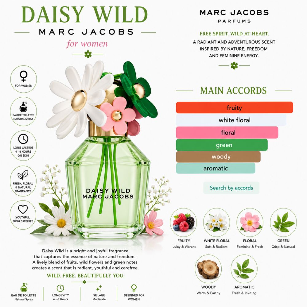 Marc Jacobs Daisy Wild EDP 28 Mùi hương Nước hoa Marc Jacob Daisy Wild EDP _ Tiến Perfume