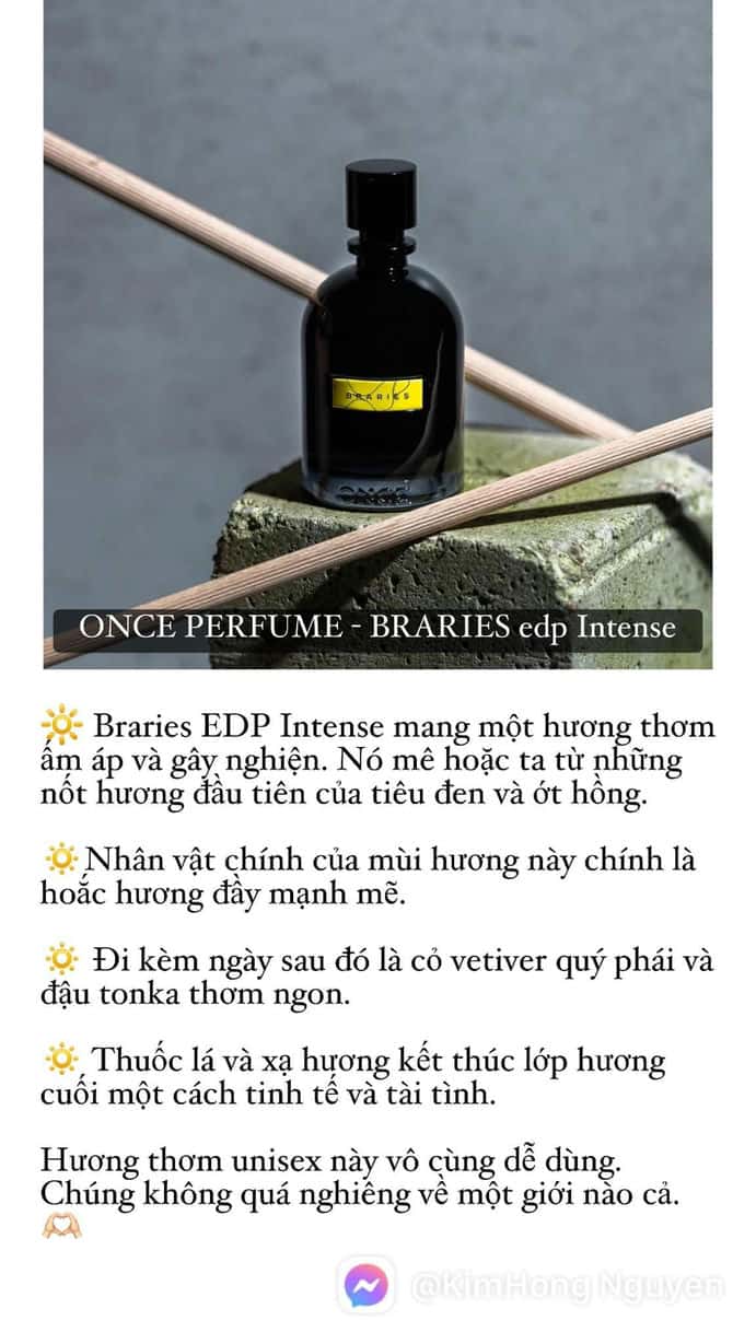 Nước hoa Niche Once Perfume Braries EDP Intense 100ml Nước hoa Niche Once Perfume Braries EDP Intense 100ml