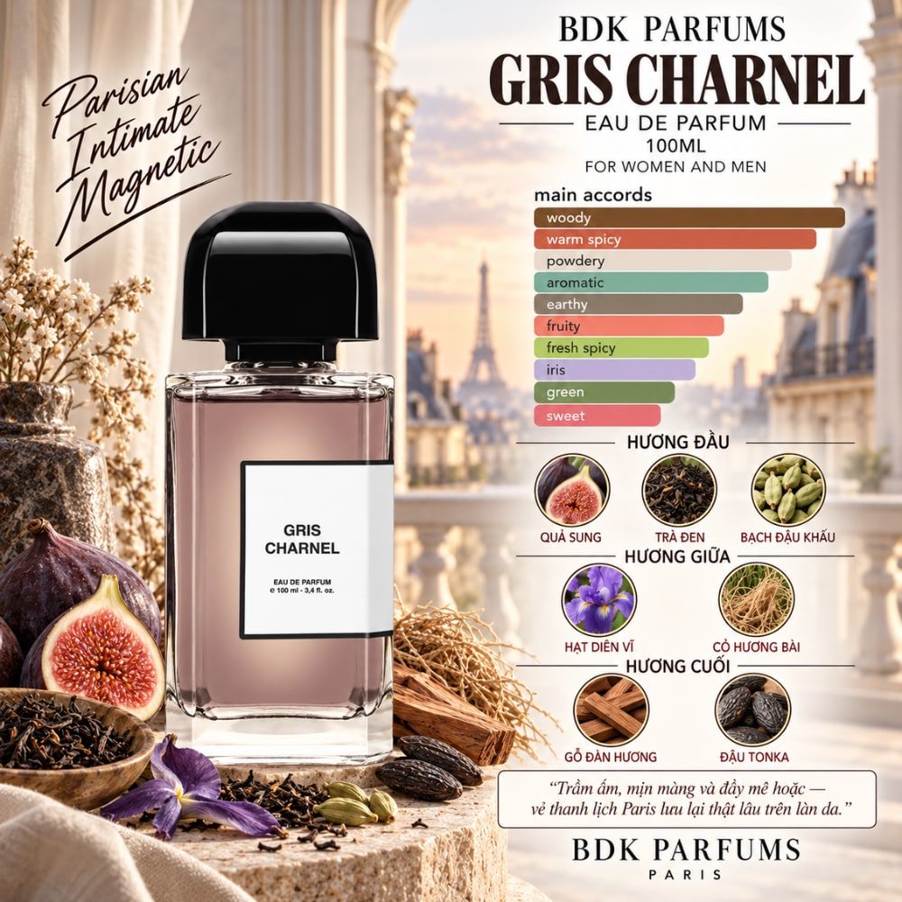 BDK Parfums Gris Charnel EDP 24 Mùi hương Nước hoa BDK Parfum Gris Charnel EDP _ Tiến Perfume