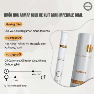 Armaf Club De Nuit Imperiale Mini 10ml 1 Armaf Club De Nuit Imperiale Mini 10ml