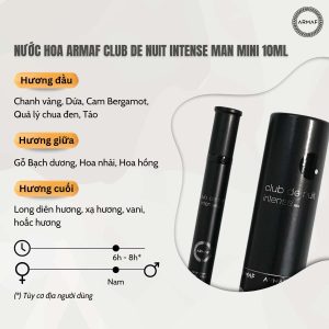 Armaf Club De Nuit Intense Man Mini 10ml 1 Armaf Club De Nuit Intense Man Mini 10ml