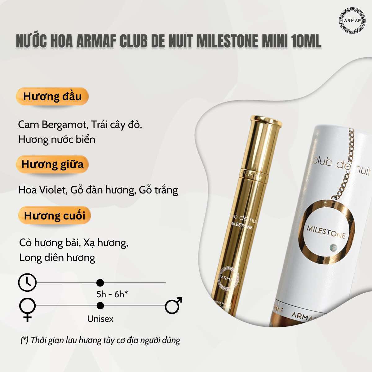 Armaf Club De Nuit Milestone Mini 10ml | Tiến Perfume Armaf Club De Nuit Milestone Mini 10ml | Tiến Perfume