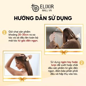 ELiXiR Hair Serum Holy Thurible 30ml 3 Hướng dẫn sử dụng nước hoa tóc ELiXiR Hair Serum