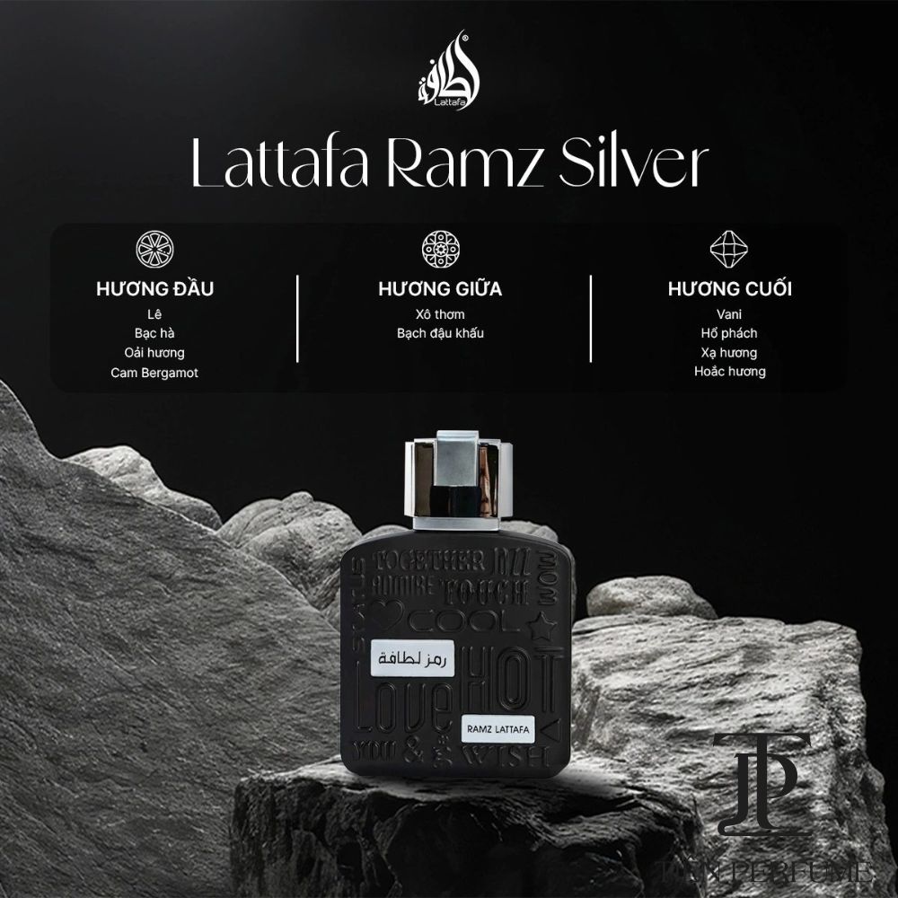 Lattafa Ramz Silver EDP 100ml 38 Authentic Perfume Lattafa Ramz Silver EDP _ Tiến Perfume