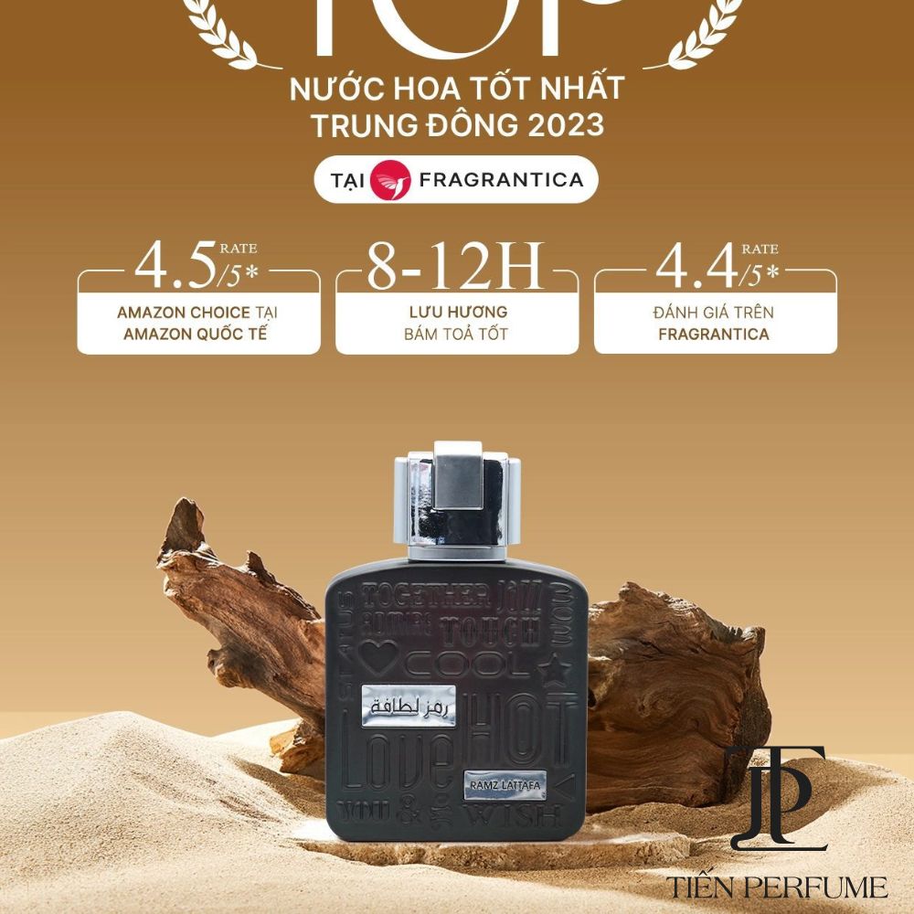 Lattafa Ramz Silver EDP 100ml 28 Độ bám tỏa của Lattafa Ramz Silver EDP _ Tiến Perfume