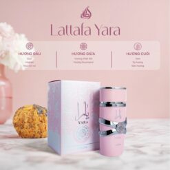 Nốt hương nước hoa nữ Lattafa Yara EDP 100ml