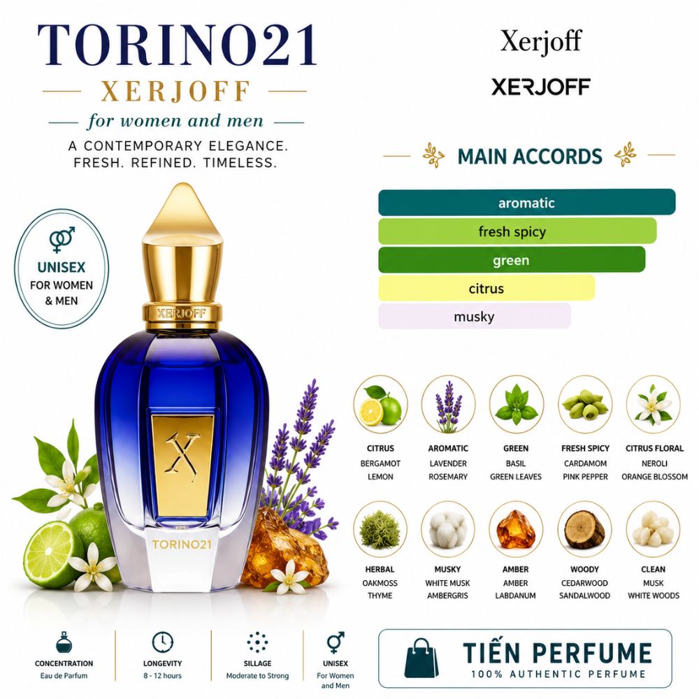 Xerjoff Torino 21 EDP 100ml 24 Mùi hương Nước hoa Xerjoff Torino 21 EDP _ Tiến Perfume