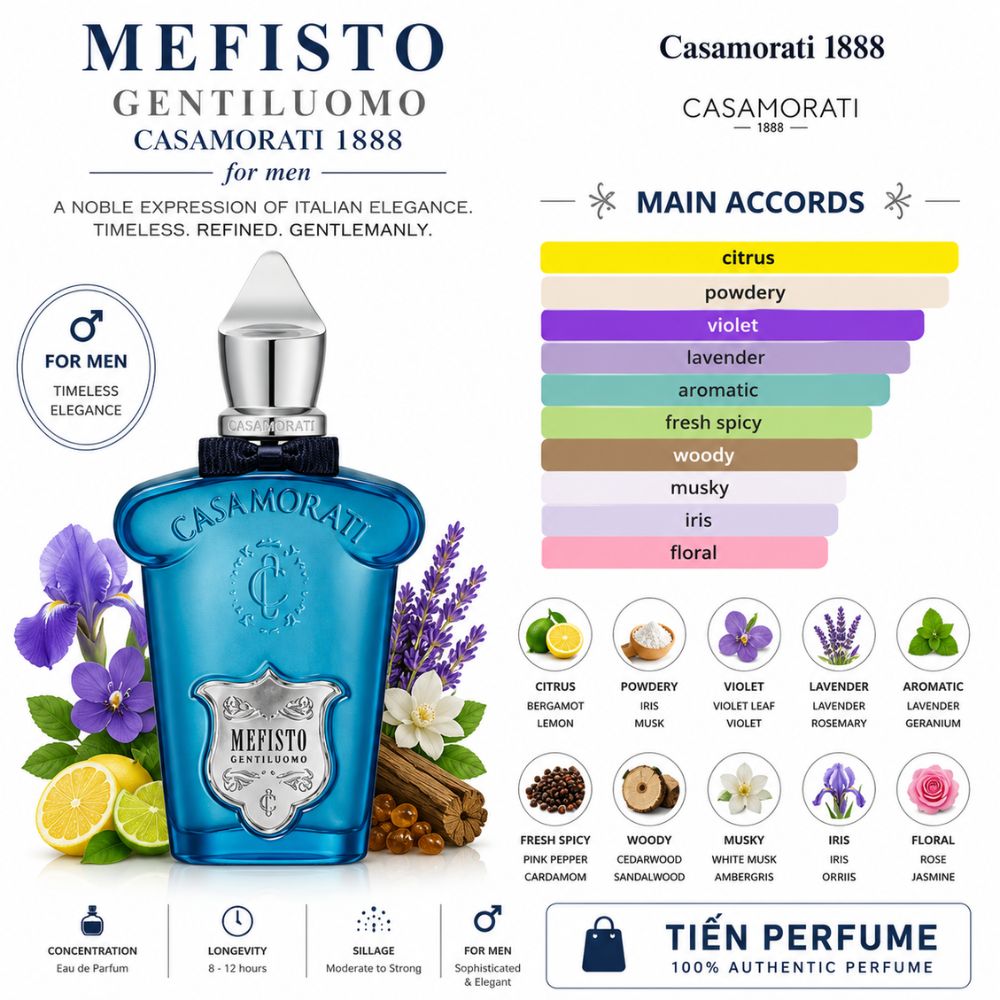 Xerjoff Casamorati Mefisto Gentiluomo EDP 100ml 25 Mùi hương Nước hoa Xerjoff Casamorati Mefisto Gentiluomo EDP _ Tiến Perfume