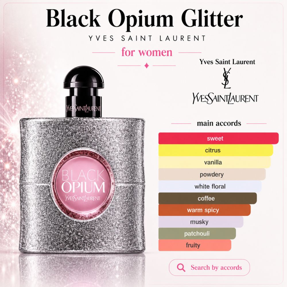 Yves Saint Laurent Black Opium Glitter EDP 24 Mùi hương Nước hoa Black Opium Glitter Yves Saint Laurent _ Tiến Perfume