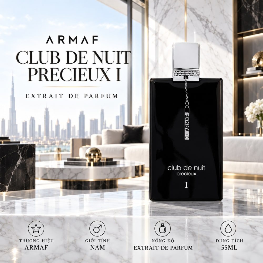 Armaf Club de Nuit Precieux 1 23 Authentic Perfume Armaf Club De Nuit Precieux I Extrait De Parfum _ Tiến Perfume