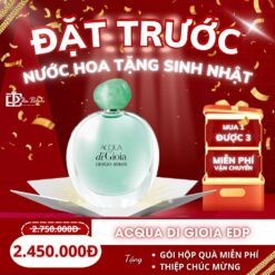 Đặt trước nước hoa tặng sinh nhật - Acqua di Gioia EDP 100ml