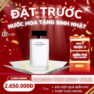 Combo nước hoa tặng sinh nhật - Narciso Pure Musc 1 Đặt trước nước hoa tặng sinh nhật - Narciso Pure Musc