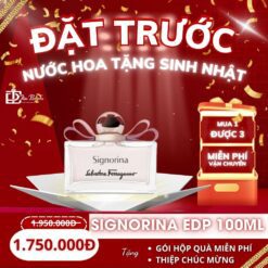 Đặt trước nước hoa tặng sinh nhật - SIGNORIA EDP 100ML