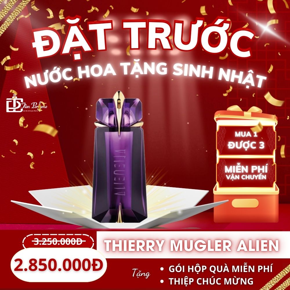Đặt trước nước hoa tặng sinh nhật - THIERRY MUGLER ALIEN EDP 90ml