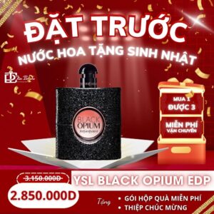 Combo nước hoa tặng sinh nhật - YSL Black Opium EDP 90ml 1 Đặt trước nước hoa tặng sinh nhật - YSL BLACK OPIUM EDP