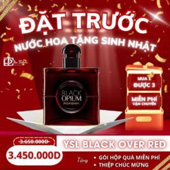 Đặt trước nước hoa tặng sinh nhật - YSL BLACK OVER RED