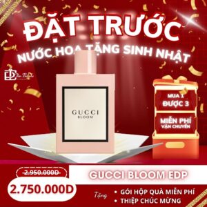 Combo nước hoa tặng sinh nhật - Gucci Bloom EDP 100ml 1 Đặt trước nước hoa tặng sinh nhật - gucci bloom edp