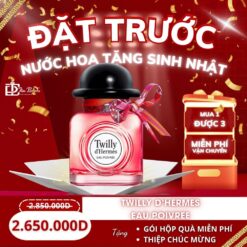 Đặt trước nước hoa tặng sinh nhật - twilly D’HERMES EAU POIVREE 85ml