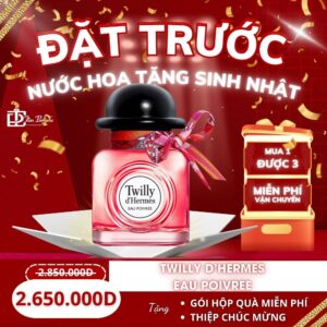 Đặt trước nước hoa tặng sinh nhật - twilly D’HERMES EAU POIVREE 85ml
