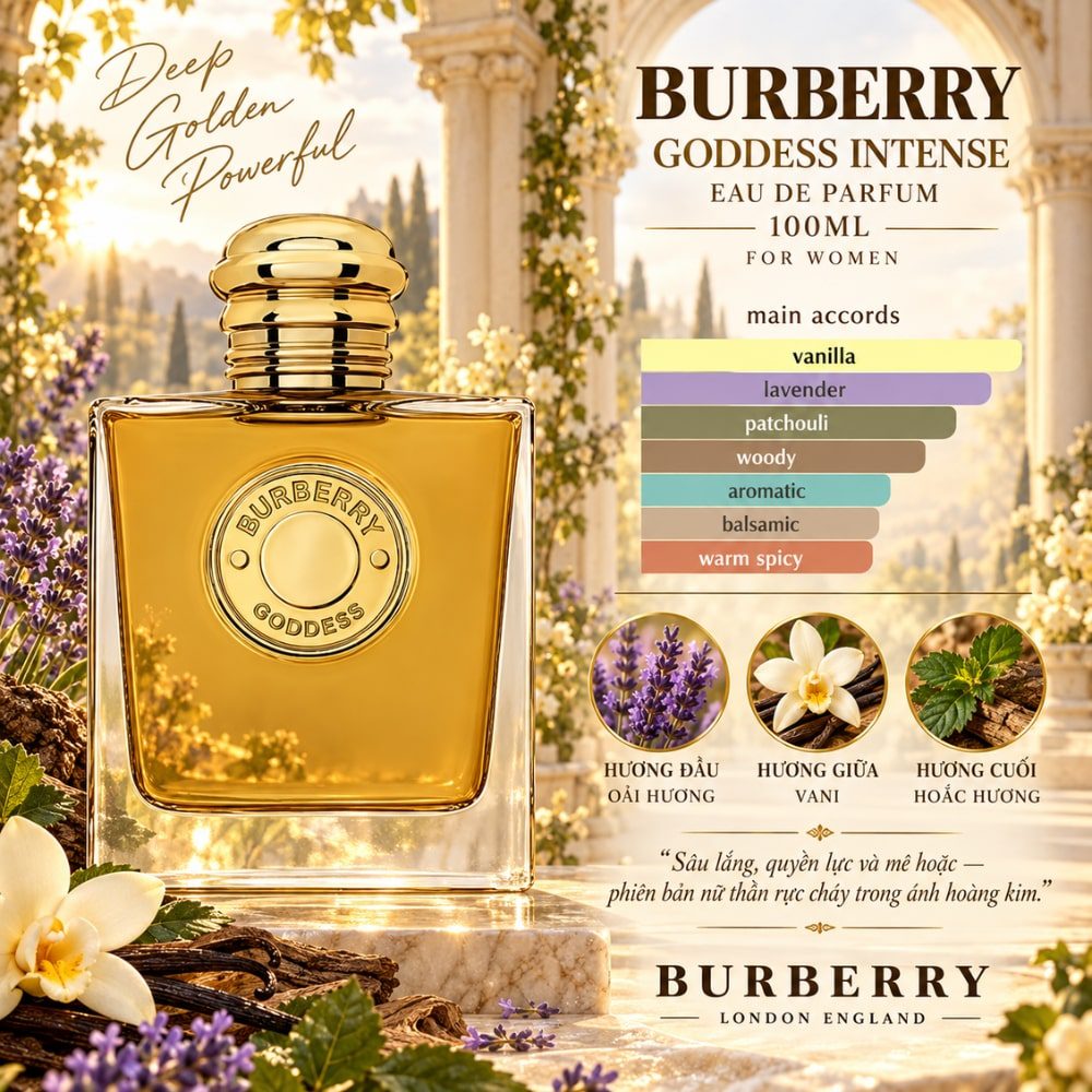 Burberry Weekend EDP 29 Mùi hương Nước hoa Burberry Goddess EDP Intense _ Tiến Perfume