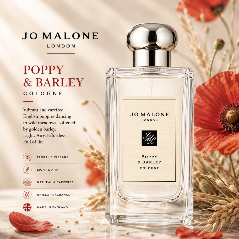Jo Malone Poppy & Barley Cologne 26 Authentic Perfume Jo Malone Poppy & Barley Cologne _ Tiến Perfume