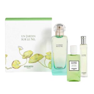 Gift Set 3Pcs Hermes Un Jardin Sur Le Nil EDT(100ml, 15ml, Sữa Tắm 40ml) _ Tiến Perfume