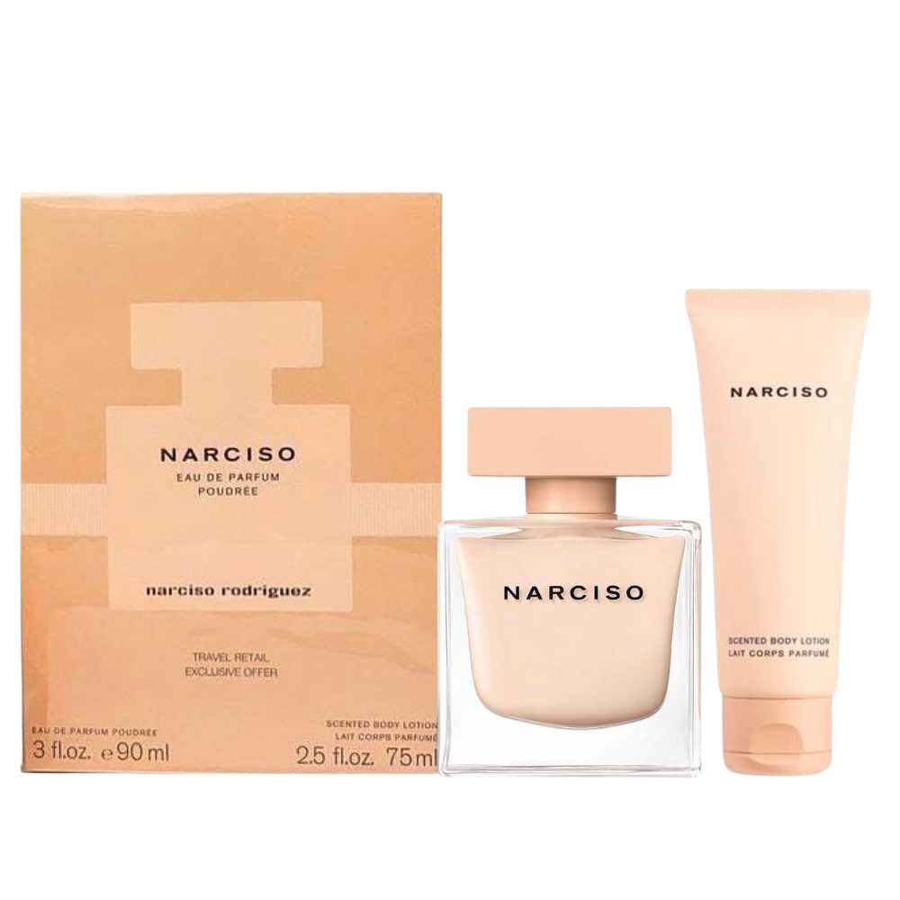 GiftSet Narciso Rodriguez Poudree EDP 90ml (90ml, Lotion 75ml) _ Tiến Perfume